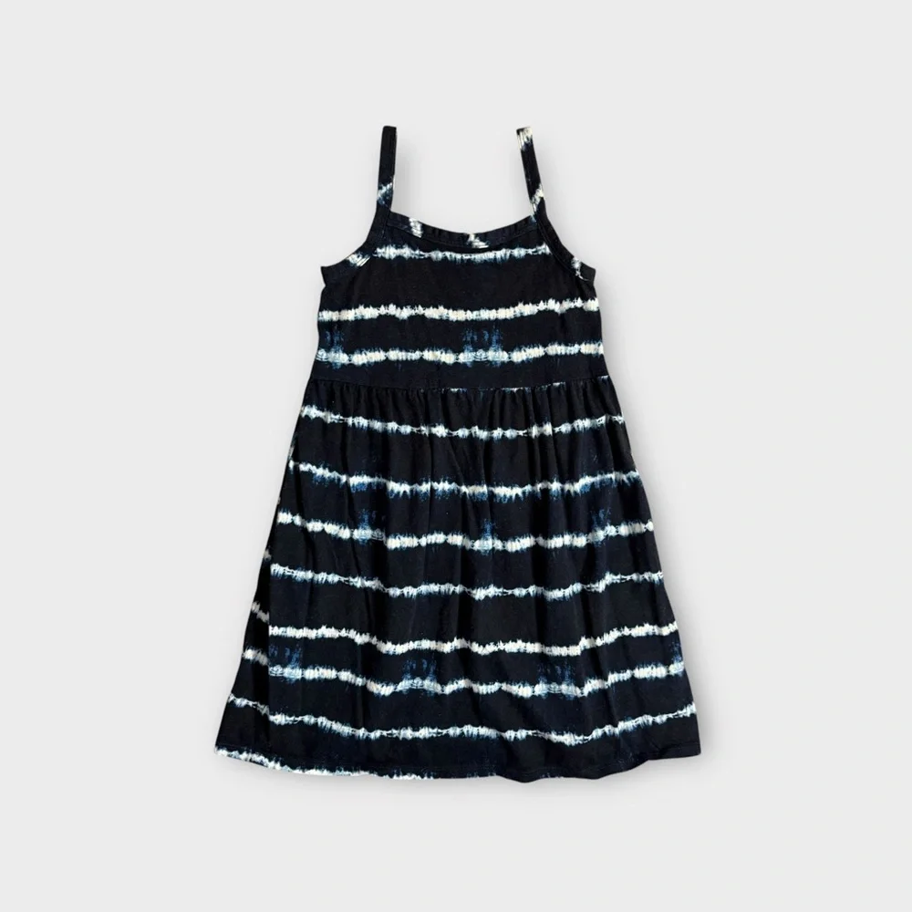 Old Navy Striped Tye Die Blue Tank Dress